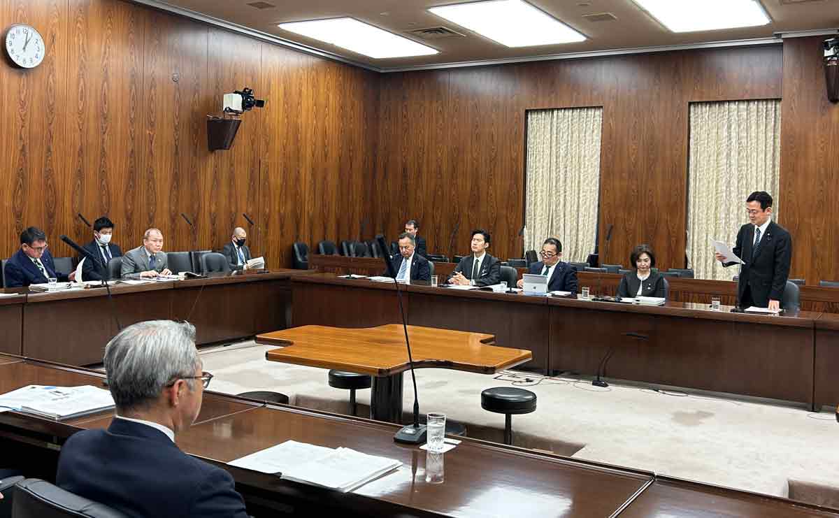 2022年より参議 院議員を務める赤松氏。