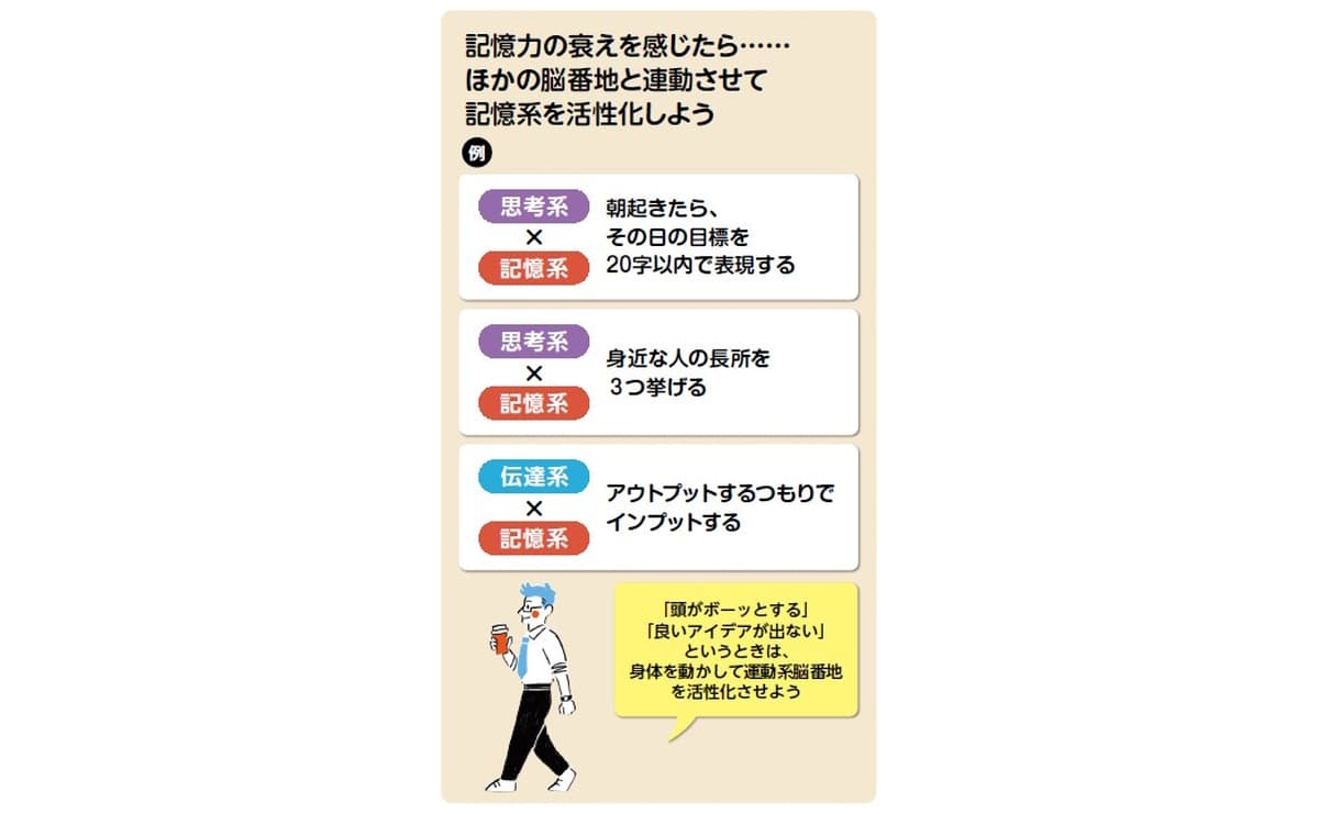 記憶系を活性化させるには